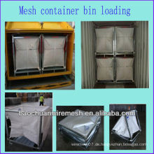 Einsatz im Containertransport Metallbehälter